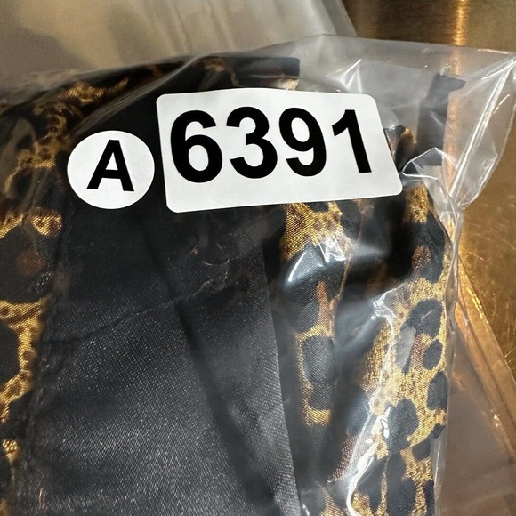 Contessa di Roma Nightgown Chemise Robe Set Womens SMALL Leopard Cheetah Print - Picture 15 of 15